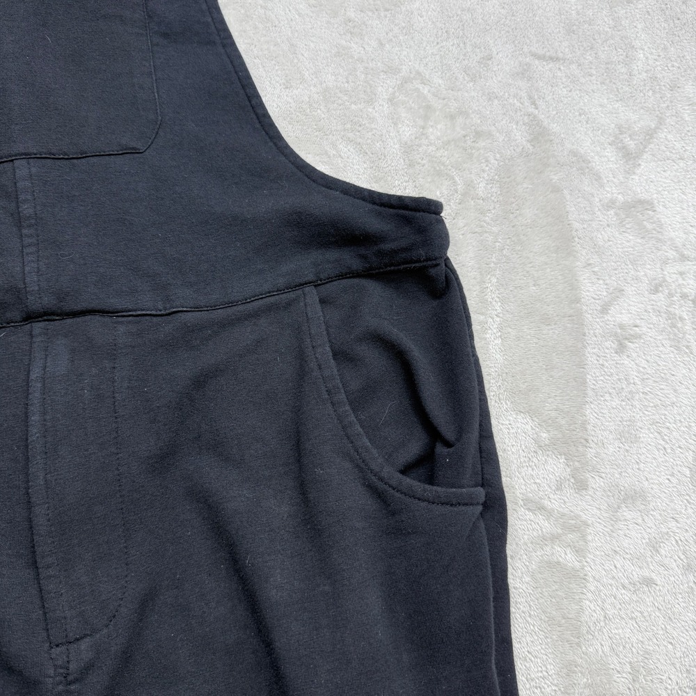 Swoveralls Sweatpant Overalls Womens Small Black French Terry Jogger Comfortcore - Picture 3 of 14